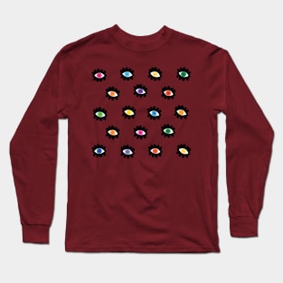 Aesthetic Eye Pattern by Courtney Graben Long Sleeve T-Shirt